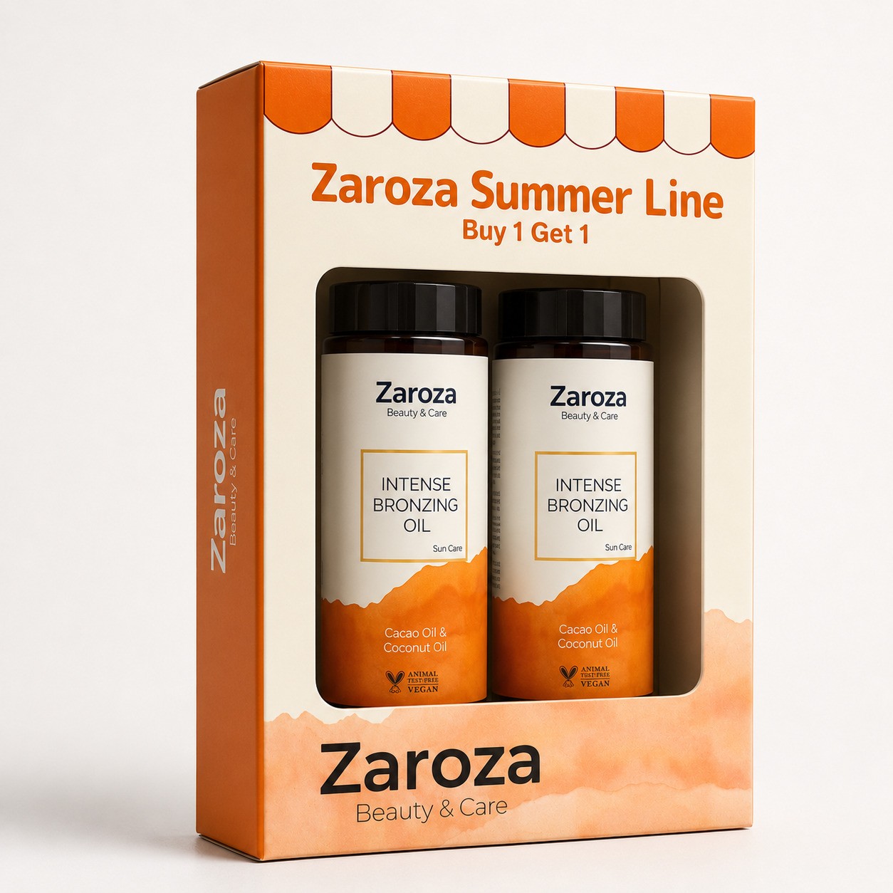 Zaroza Bronzing Oil 2 Pack Buy 1 Get 1 200ml + 200ml