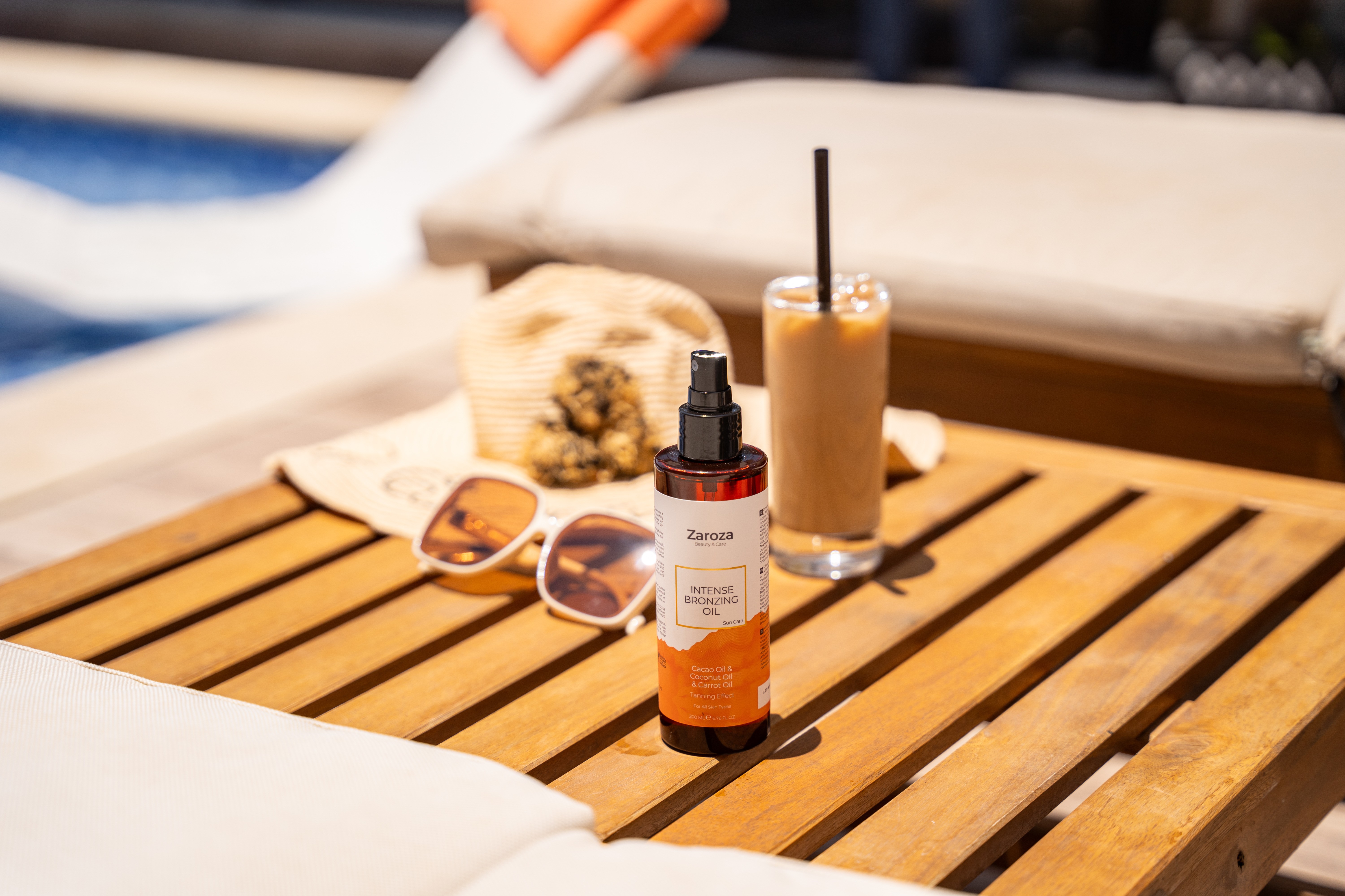 Zaroza Intense Bronzing Oil 200ml with Carrot Oil and Coconut Oil