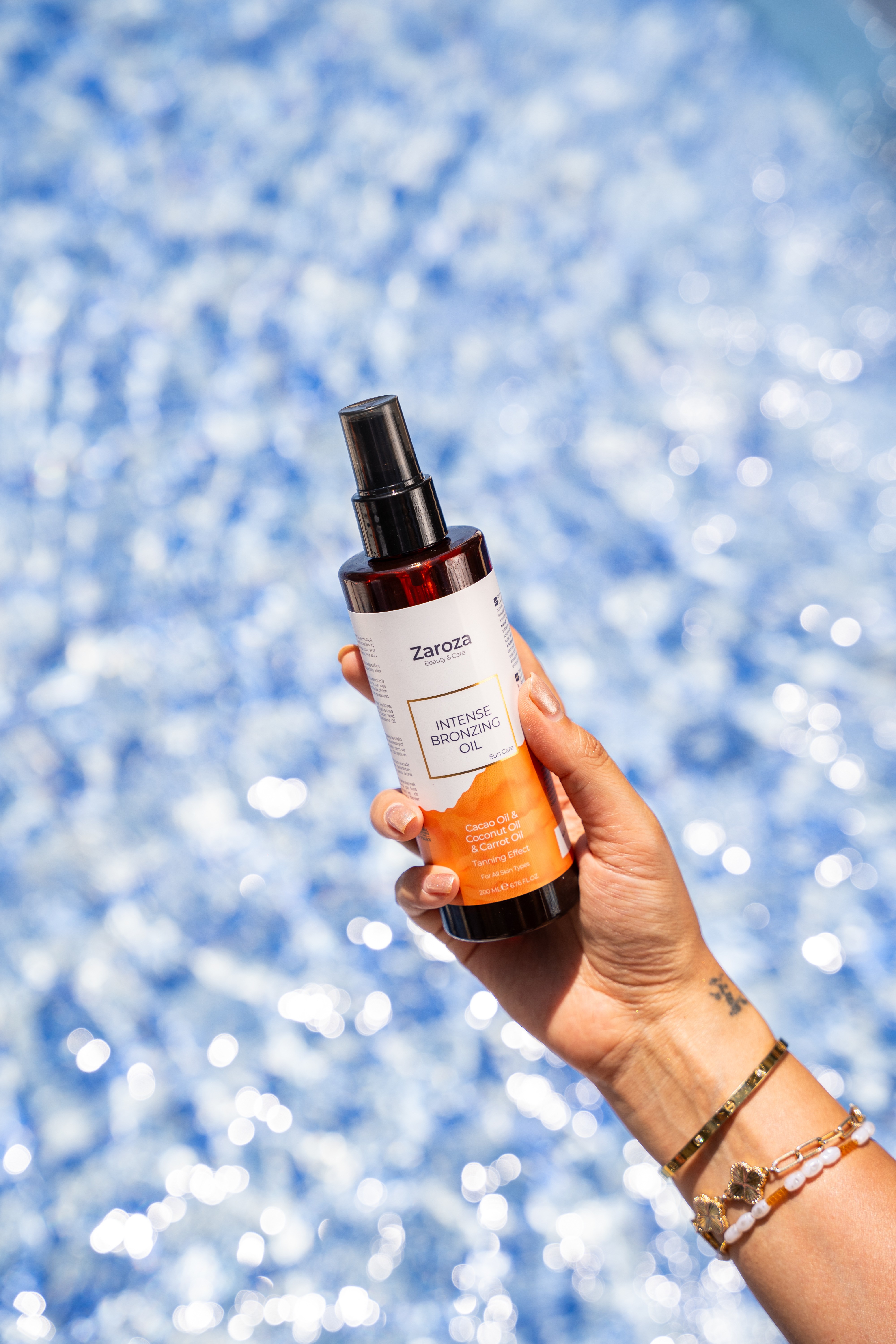 Zaroza Intense Bronzing Oil 200ml with Carrot Oil and Coconut Oil